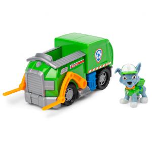 Patrulha Canina Caminhão de Reciclagem do Rocky para Crianças a partir de 3 anos, PAW PATROL 6054969, Verde