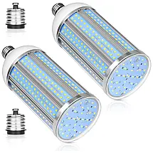 Lâmpada LED 100W 1000 Lumens 5000K Branca com Base, 2 Unidades, ZAROVS E26 E39, Azul Aço