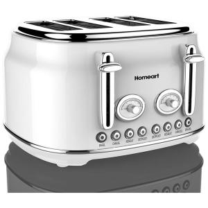 Torradeira Artisan Homeart, 4 Fatias, Creme