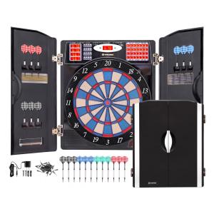 Jogo de Dardos Eletrônico com 12 Dardos, 38 Modos de Jogo e 211 Opções de Pontuação, para até 16 Jogadores, WIN.MAX WMG92398