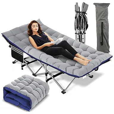 Cama Dobrável Portátil para Acampamento