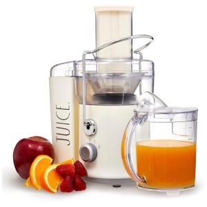 Centrífuga de Frutas e Vegetais Inteiros 1 Litro Motor de 650W, 110V, Rae Dunn, Creme