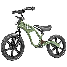 Bicicleta sem Pedal com Luz Frontal e Roda de Borracha para Crianças de 2 a 5 Anos, KRIDDO, Verde