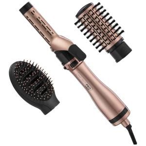 Escova Rotativa Modeladora com 3 Acessórios e 2 Configurações, 110v, INFINITIPRO BY CONAIR BC193, Rosa