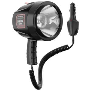 Lanterna Lâmpada de Halogênio 1200 Lúmens Portátil Alta Intensidade 12v Com Bolsa, GOODSMANN 9924 0011 15, Preto