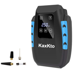Compressor de Ar Portátil Touch Digital 12V 150 PSI LED, KAXKTO, Azul