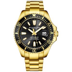 Relógio Masculino Pro Diver, STUHRLING 3950A.7, Dourado