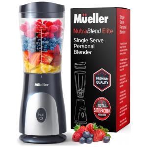 Liquidificador Pessoal Portátil 440mL, 110V, Mueller Áustria, Preto