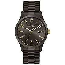 Relógio Masculino Analógico Quartzo de Aço Inoxidável, CARAVELLE 45B160, Cinza