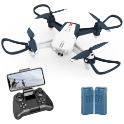 Drone com Camera 1080P para Criças e Adultos, 4DRC V15 AN US, Branco