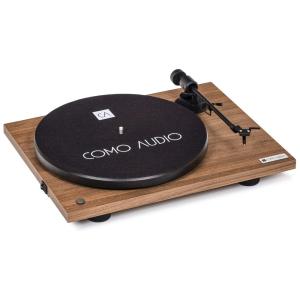 Vitrola Toca Discos Retrô 2 Velocidades com Bluetooth, 110v, COMO AUDIO, Marrom