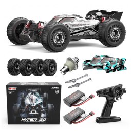 Carrinho de Controle Remoto até 40 km, h com Bateria para Adultos, HYPER GO H16PL, Branco