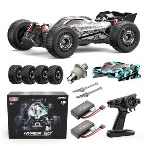 Carrinho de Controle Remoto até 40 km, h com Bateria para Adultos, HYPER GO H16PL, Branco