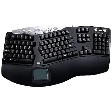 Teclado Ergonômico Sem Fio Recarregável
