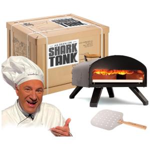 Forno para Pizza Outdoor Pizza Peel Combo, BERTELLO, Preto