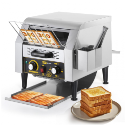 Torradeira Comercial DynaLiving 300 Fatias/Hora Para Restaurante, Torradeira de Esteira Comercial em Aço Inoxidável para Uso Pesado
