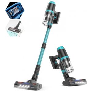 Aspirador de Pó Multifuncional ORFELD EV696 sem Fio com Acessórios e Sucção Potente 26000PA, 110V 200W, Verde Escuro