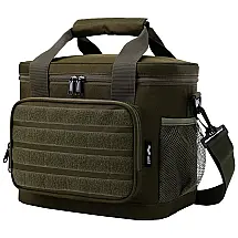 MIER Bolsa Térmica Portátil 12L, Mantém Quente, Frio Por até 8H, Cinza