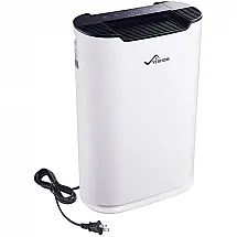YesHom Esterilizador de Ar, Filtro HEPA, Vírus, Bactérias, Branco 110V
