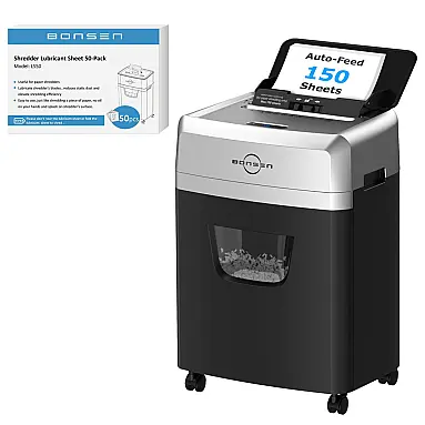 Trituradora de Papel Automática BONSEN