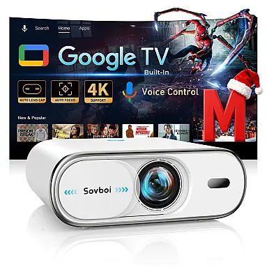 Projetor Inteligente Compatível com Google