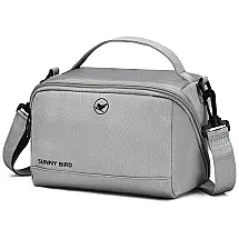 Sunny Bird Bolsa Térmica Portátil 6L, Mantém Quente, Frio Por até 5H, Cinza