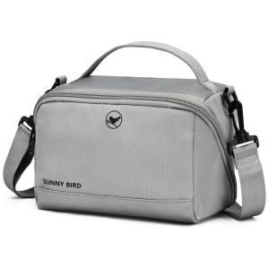Sunny Bird Bolsa Térmica Portátil 6L, Mantém Quente, Frio Por até 5H, Cinza