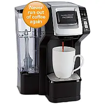 Cafeteira Elétrica Expresso com 3 Tamanhos de Bebidas, 110v, HAMILTON BEACH 49968, Preto