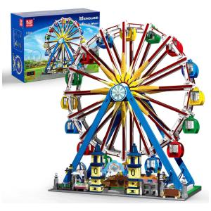 Kit de Construção roda gigante com 3836 Peças e Luz LED para Crianças Acima de 8 Anos, Mold King