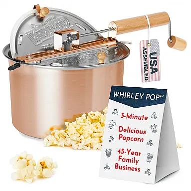 Panela de Pipoca Estufa Whirley