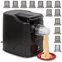Máquina de Macarrão Automática Elétrica com 13 Formas Diferentes 15 Min de Tempo de Preparo, 110v, ADAMO LIFE, Preto