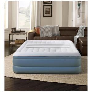 Colchão Inflável Lux Queen, LUMBAR, Azul