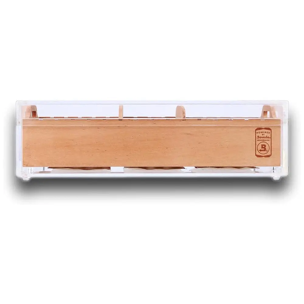Humidor para Charutos Northwoods Acrílico Transparente 75 Unidades com Sistema Boveda — foto 3