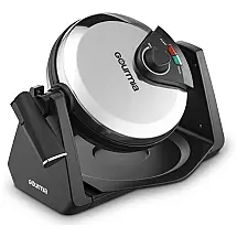 Máquina de Waffle, 4 Fatias, 110v, GOURMIA GWM460, Preto