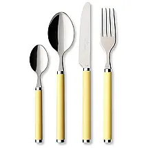 Conjunto de Talheres, Sofisticação e Durabilidade para Sua Casa com 24 Peças e Material de Aço Inoxidável, Villeroy Boch Sunny Day, Amarelo