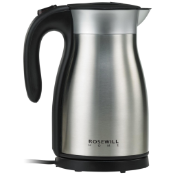 Chaleira Elétrica 1.7L, Aço Inoxidável, Desligamento Automático, 1500W, 110v, ROSEWILL RHKT 17001, Prateado