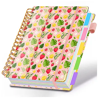 Caderno universitário espiral HDhuiun 8x10,