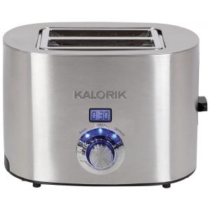 rradeira de 2 Fatias com 6 Níveis de Postagem e Função Bagel, Aço Inoxidável, KALORIK TO 45705 SS MF, Prateado