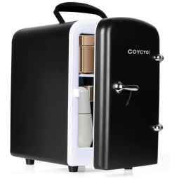 Mini Geladeira para Skincare 4 Litros com USB Portátil, 5V, COYCYQI ETC4, Preto