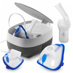 Nebulizador Portátil para Tratamento Respiratório em Adultos com Névoa Fria, Kit de Substituição de Tubo Nebulizador e Bocal Inclusos para