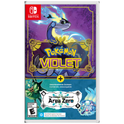 Jogo Pokémon Violet + The Hidden Treasure of Area Zero Bundle Nintendo Switch Nintendo em mídia física em inglês - Jogo + DLC Exclusivo
