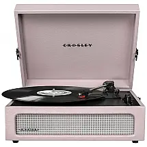 Vitrola Toca Discos 3 Velocidades, com USB, 45 RPM, 110v, CROSLEY CR8017B AM, Rosa