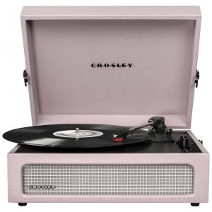Vitrola Toca Discos 3 Velocidades, com USB, 45 RPM, 110v, CROSLEY CR8017B AM, Rosa