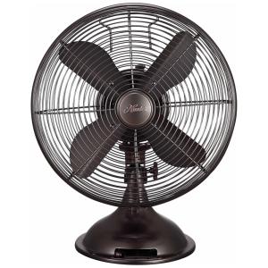 Ventilador de Mesa Retro 48 W, 110V, HUNTER 9040, Cobre Escuro