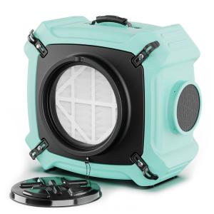 Purificador de Ar Industrial com Filtro HEPA de 3 Estágios e Saída GFCI, ALORAIR PureAiro HEPA Max 770, Verde
