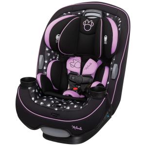 Cadeirinha de Carro Conversível Disney, Crescimento 3 em 1 de Bebê a Criança Grande, Minnie Noturna