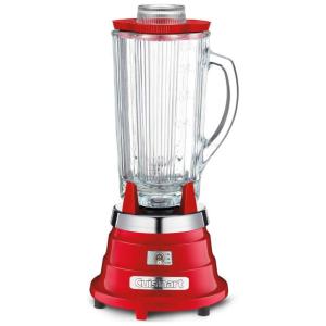 Liquidificador com Jarra de Vidro de 1,1 Litros, Ideal para Bebidas Leves, 110V 550W, Cuisinart Classic, Vermelho