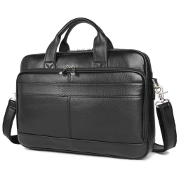 Augus Bolsa, Pasta de Couro para Laptop Masculino