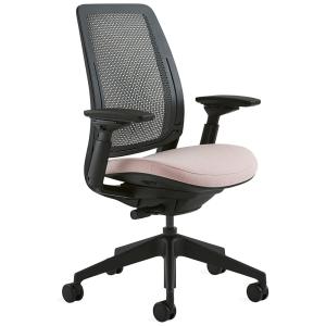 Cadeira de Escritório Ergonômica Giratória e Ajustável, 2, STEELCASE Series 2 GR Pink Lemonade, Rosa