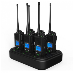 Rádio Comunicador Walkie Talkie SAMCOM Rádio Bidirecional de Longo Alcance Recarregável 5W, de Alta Potência para Adultos com Carregador